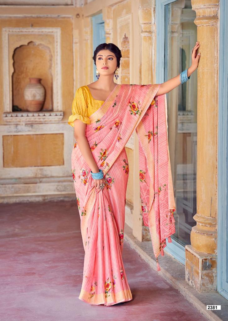 Kashvi Krishnaleela Printed Designer Ethnic Wear Silk Saree Collection
